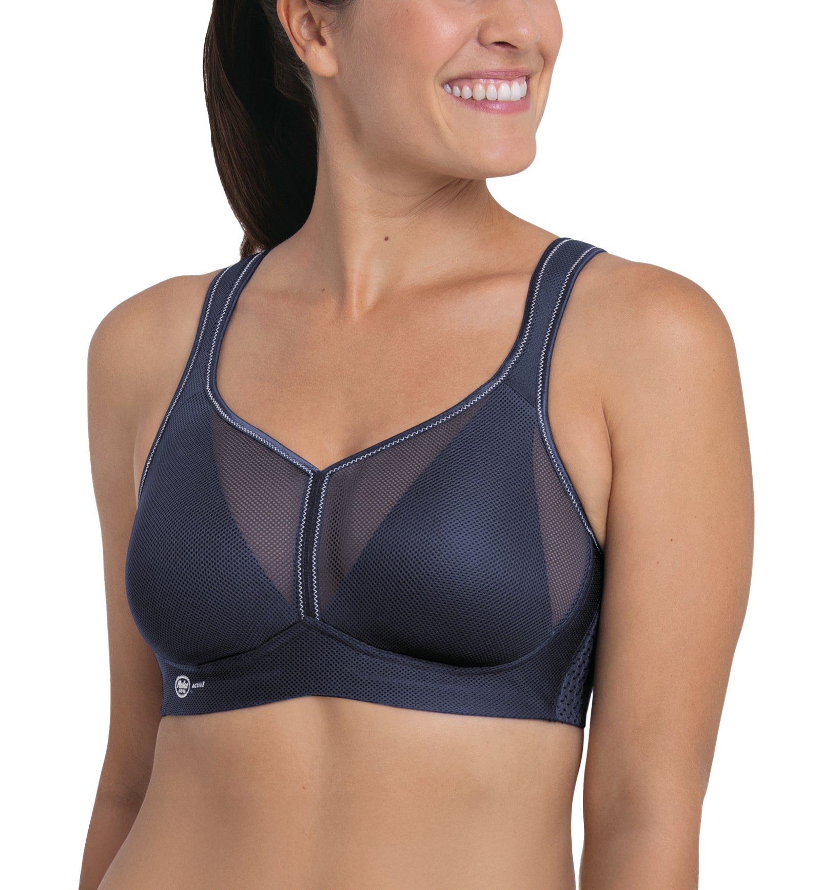 Anita Active Air Control Delta Pad Sports Bra (5544),30D,Blue Iris - Blue Iris,30D