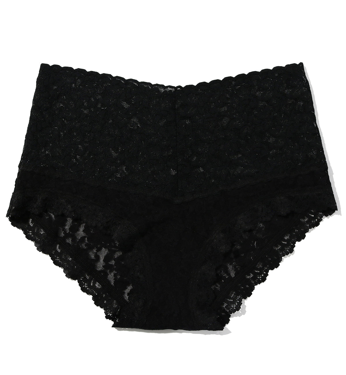Hanky Panky Signature Lace Retro Boyshort (9K1204),XS,Black - Black,XS