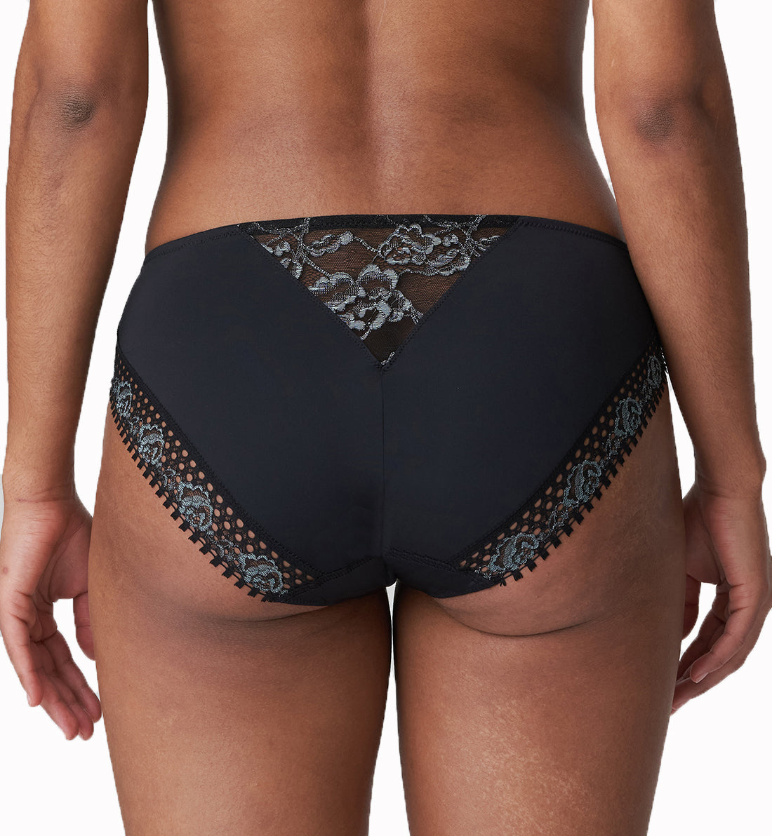PrimaDonna Twist Rose Sauvage Matching Rio Brief (0542080),Medium,Black - Black,Medium