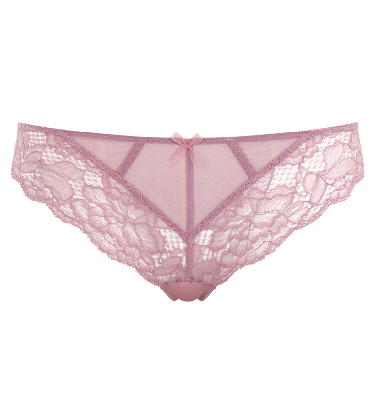 Panache Imogen Brazilian Brief (10162),Small,Mauve Pink - Mauve Pink,Small