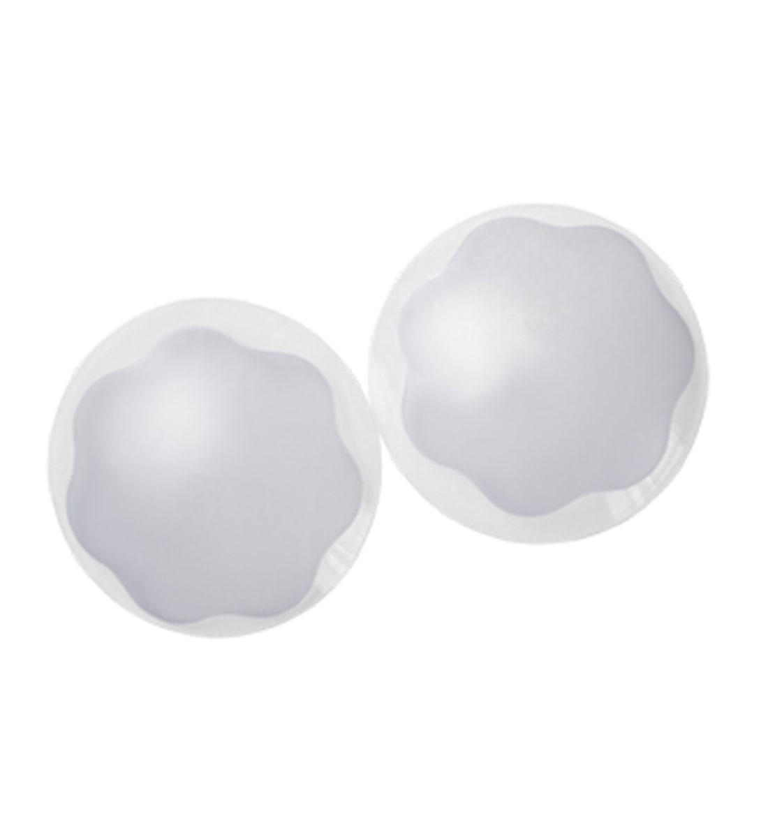 LilyPadz Reusable Silicone Nursing Pads (LP-AL),One Pair-Large,Clear - Clear,Large