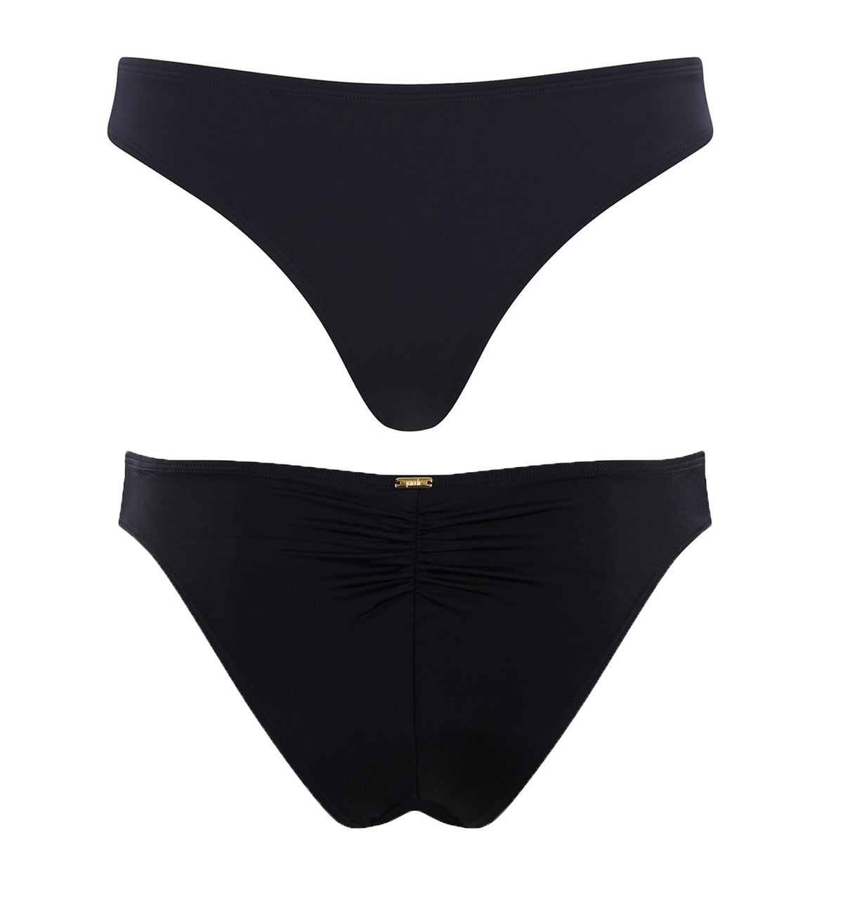 Panache Anya Riva Brazilian Swim Pant (SW1317),XS,Black - Black,XS