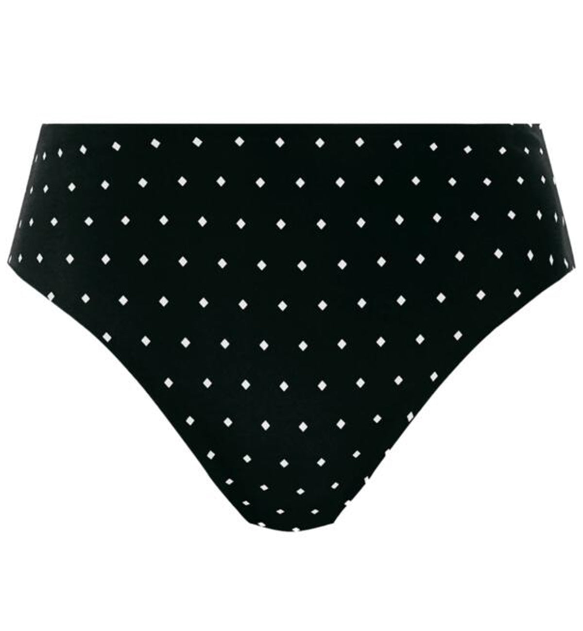 Freya Jewel Cove High Waist High Leg Swim Brief (7236),XS,Black - Black,XS