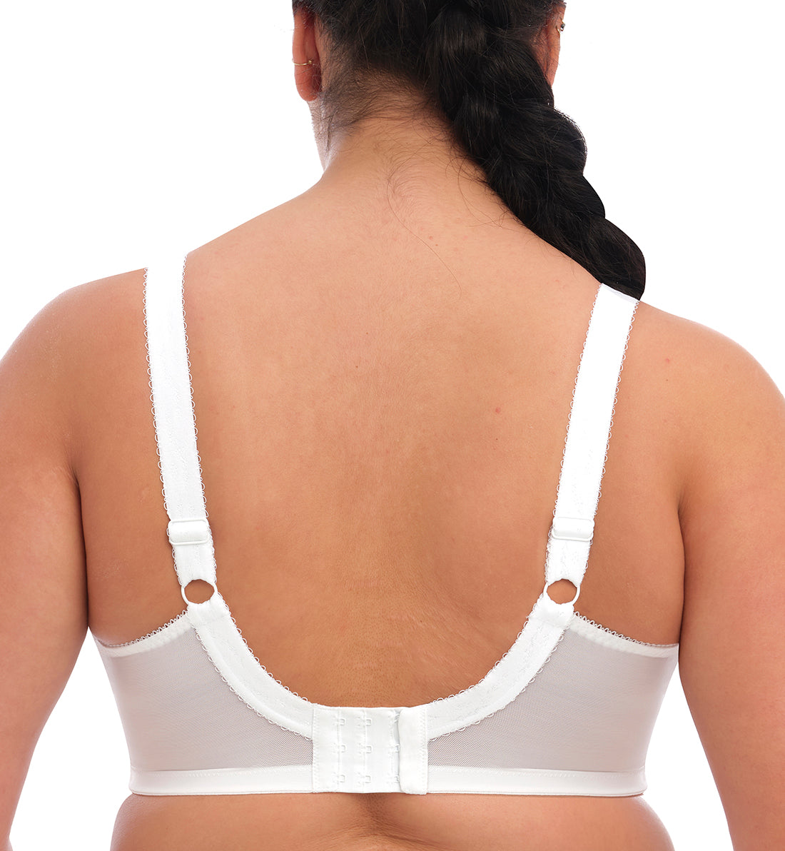 Elomi Morgan Stretch Lace Banded Underwire Bra (4111),32GG,White - White,32GG