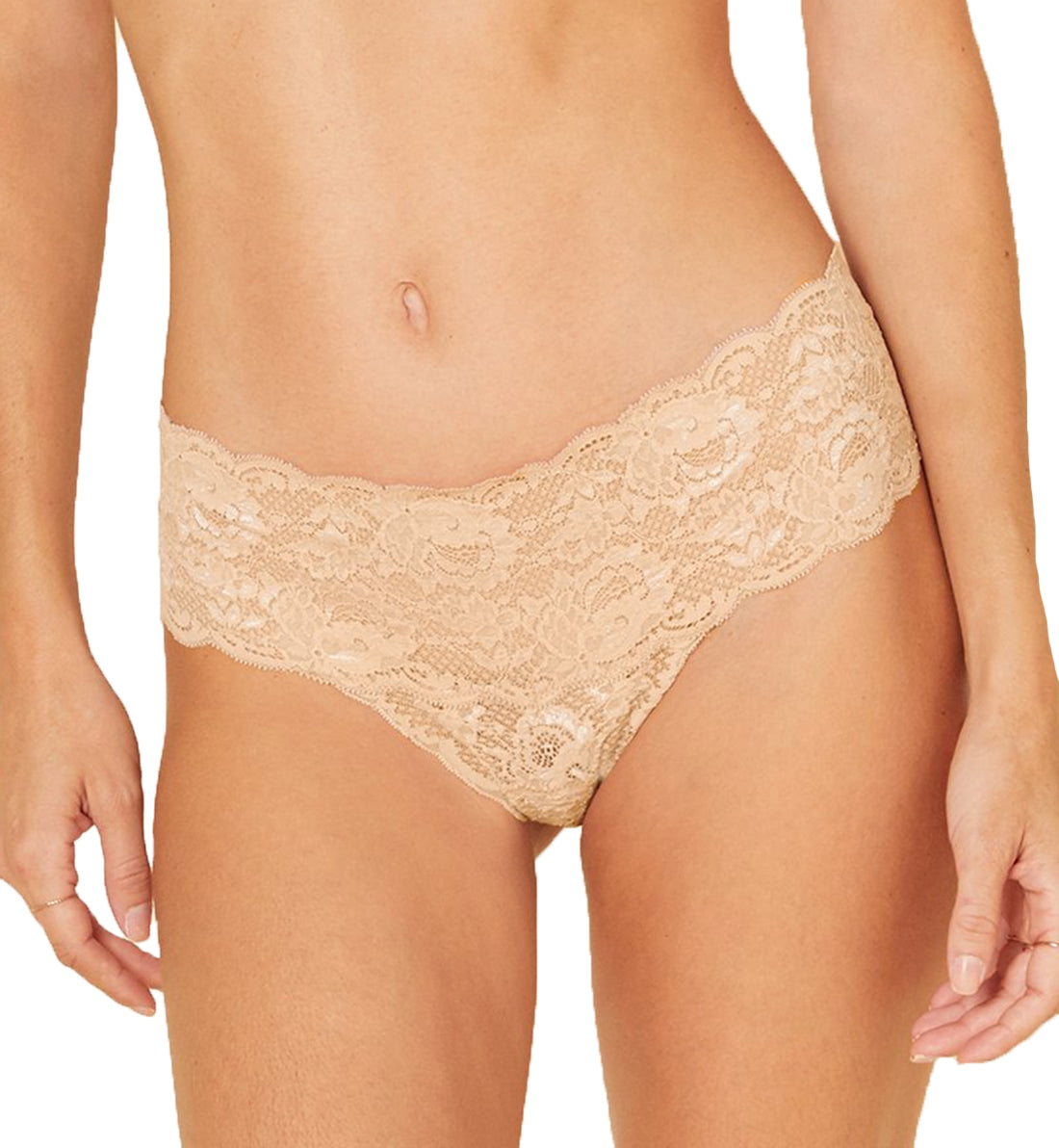 Cosabella Never Say Never Comfie Thong (NEVER0343),L/XL,Sei - Sei,L/XL