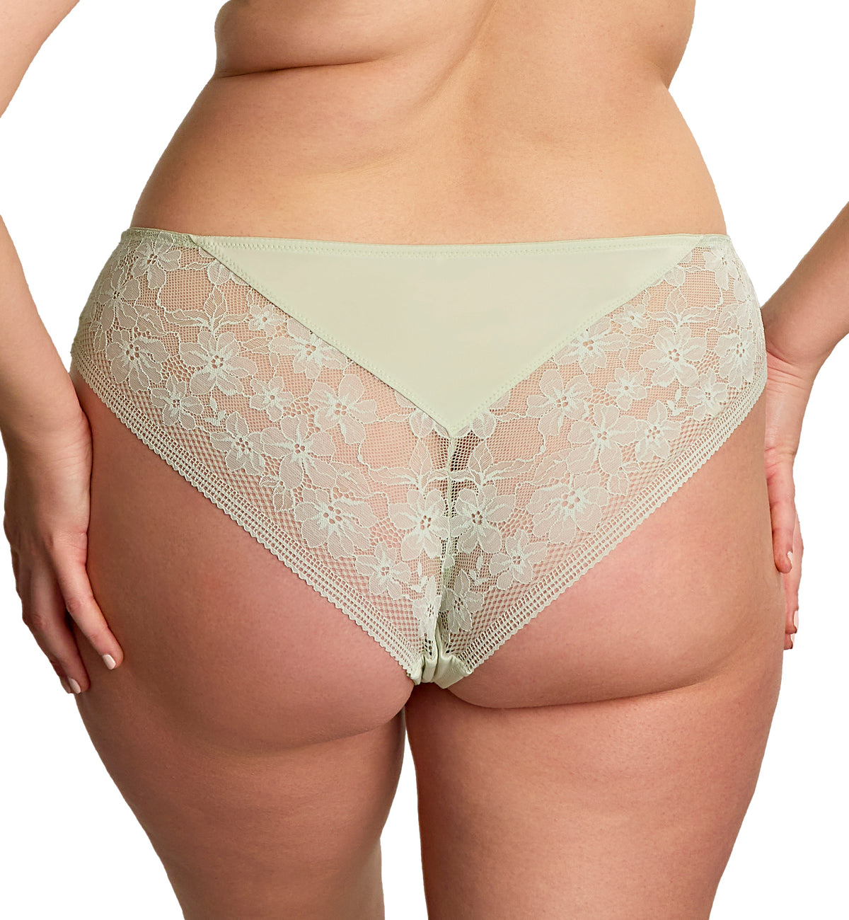 Panache Celeste Brazilian Brief (11402),XS,Pistachio - Pistachio,XS