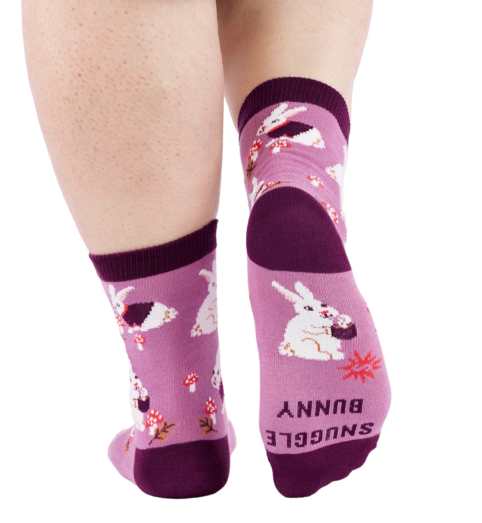 SOCK it to me Women's Crew Socks (W0537),Snuggle Bunny - Snuggle Bunny,One Size