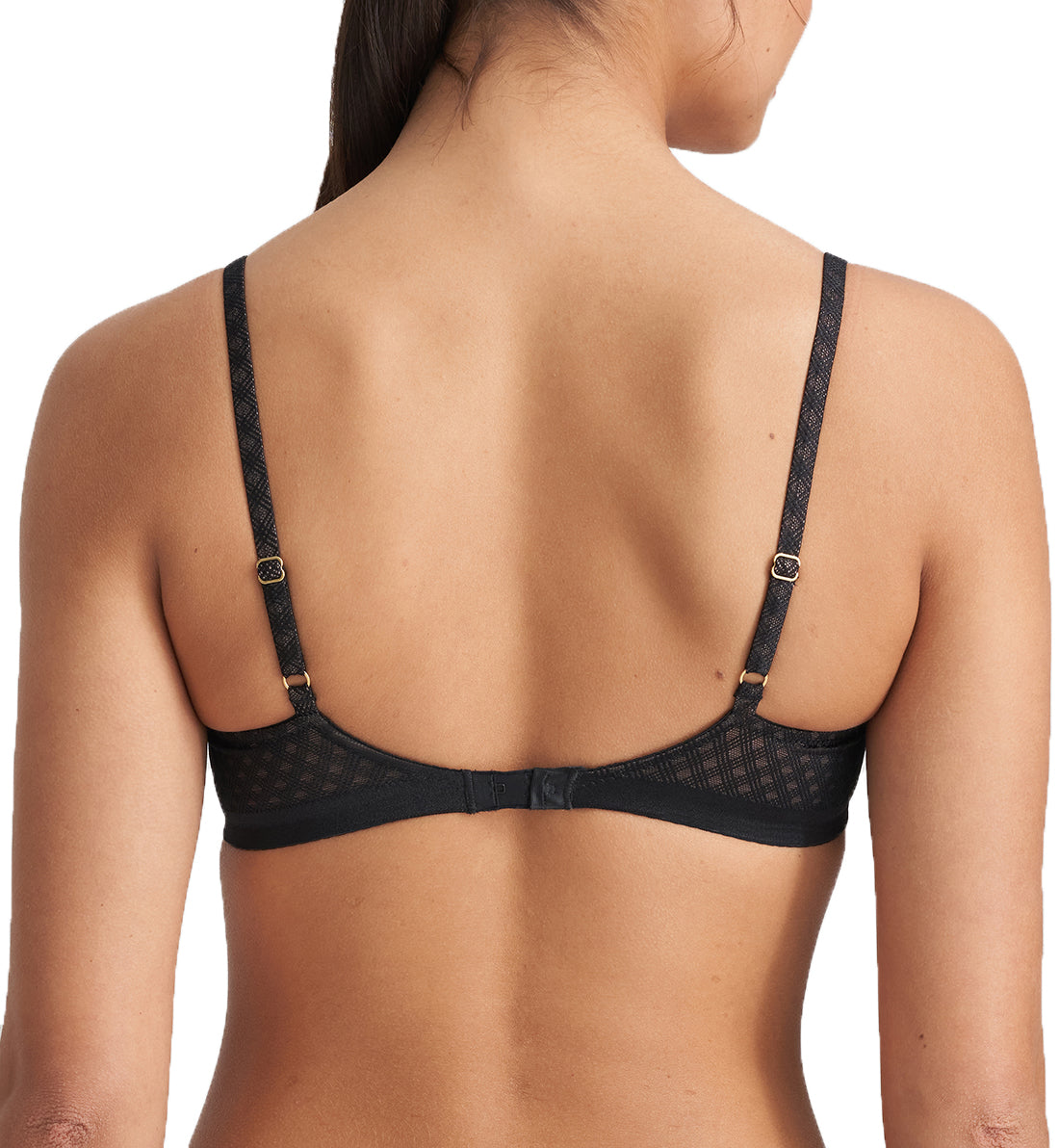 Marie Jo Channing Balcony Padded Underwire Bra (0122249),32C,Black - Black,32C