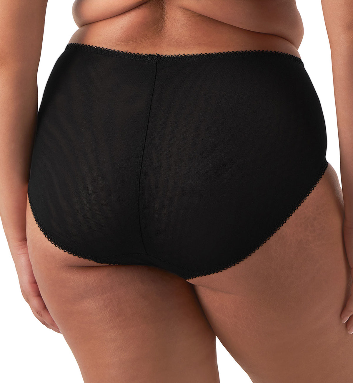Elomi Cate Allure Full Panty Brief (302451),Medium,Black - Black,Medium