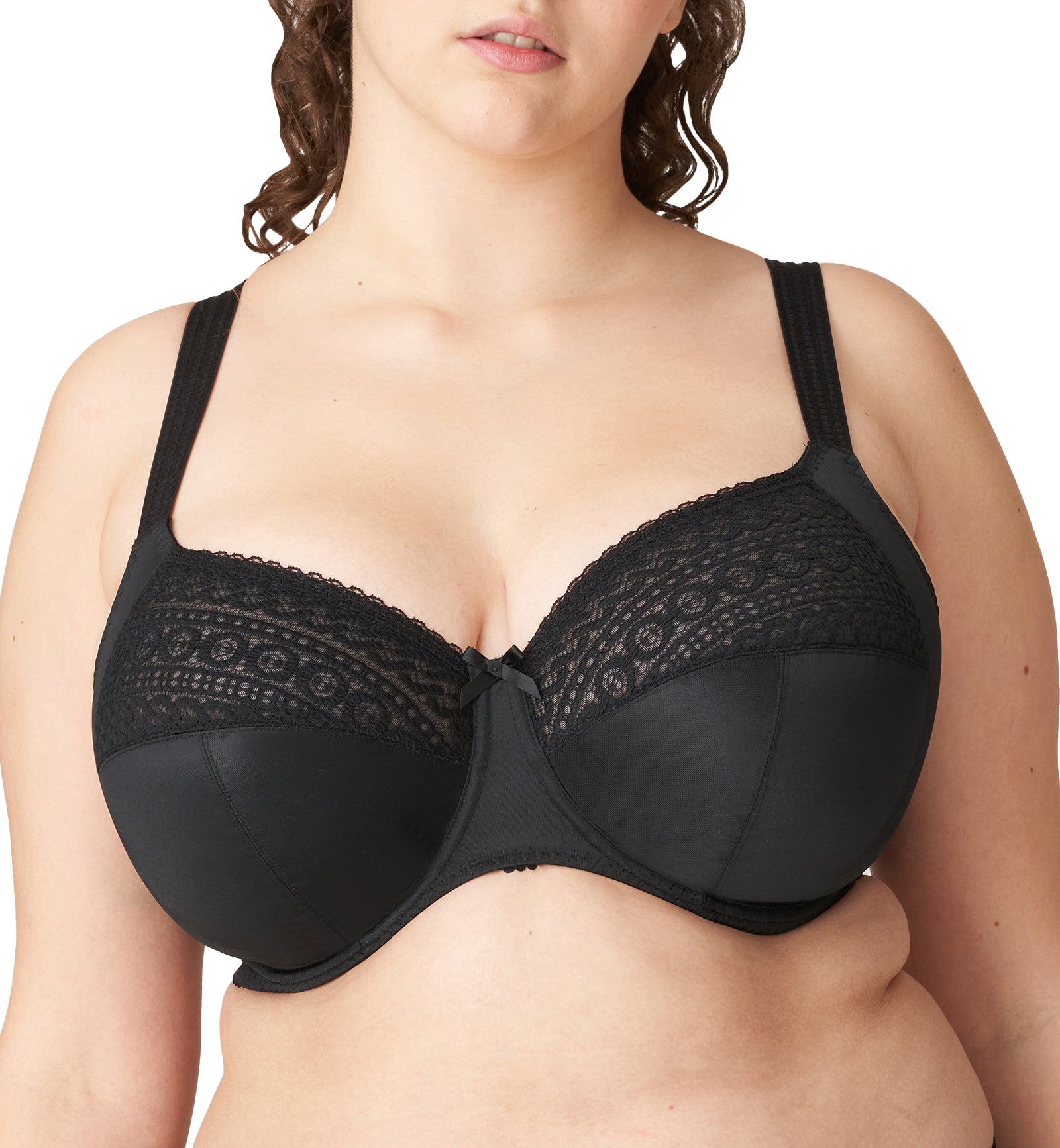 PrimaDonna Montara Full Cup Underwire Bra (0163385),32J,Black - Black,32J
