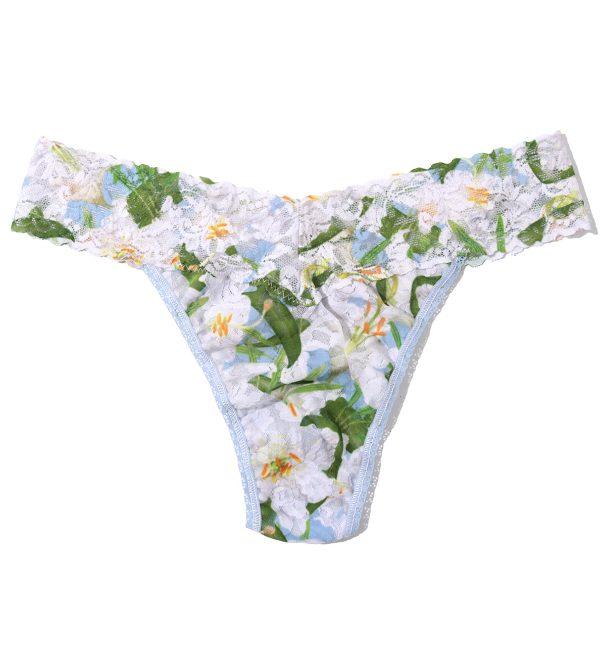 Hanky Panky Signature Lace Printed Original Rise Thong (PR4811P),Absolute Lilly - Absolute Lilly,One Size