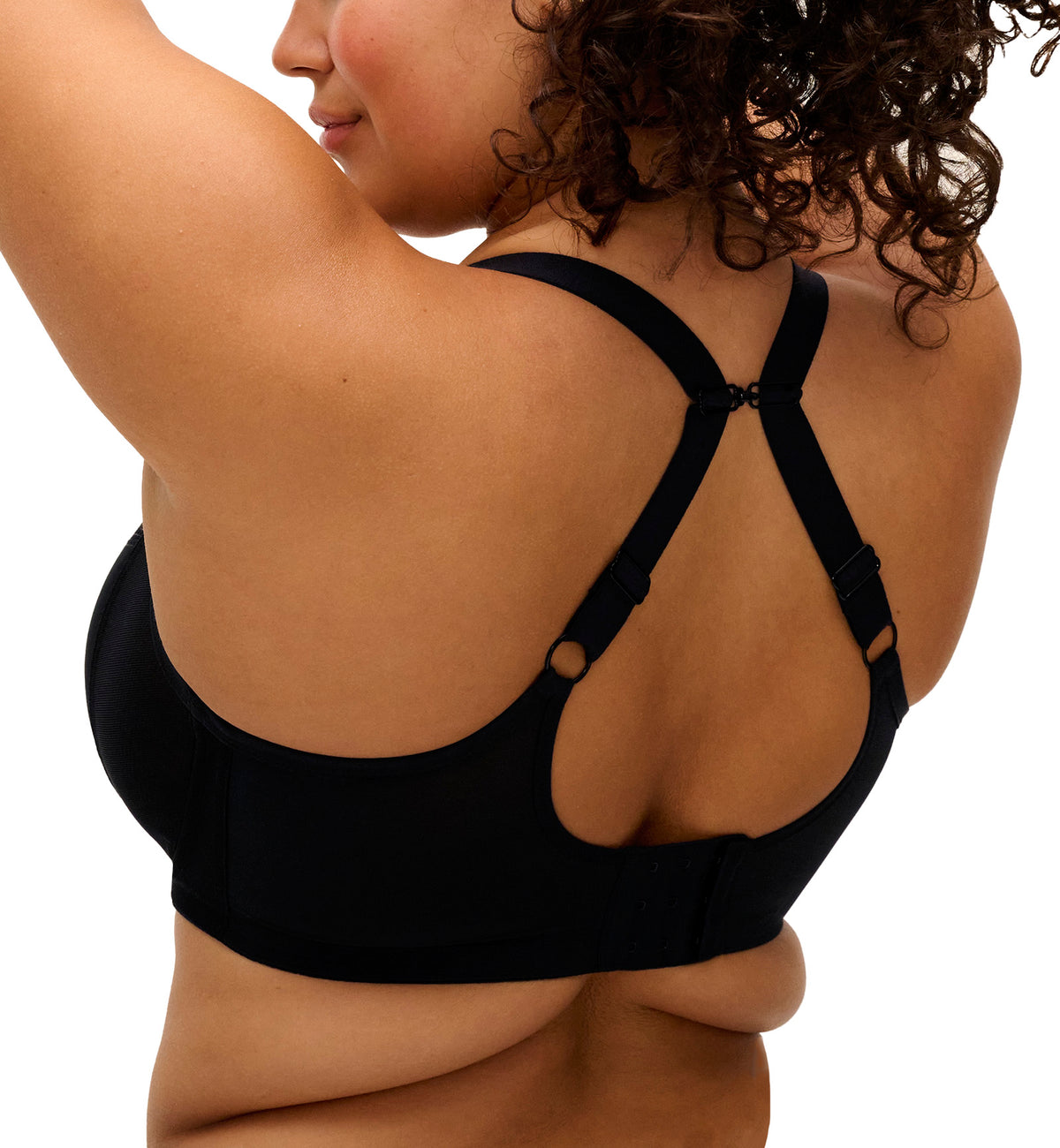 Elomi Matilda Banded Plunge Underwire Bra (8900),32G,Black - Black,32G