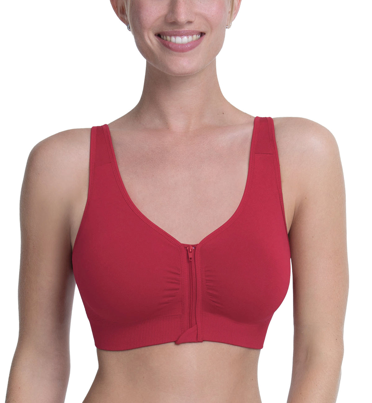 Anita Care Lynn Pocketed Post Surgery Bra (5768X),XS,Red - Red,XS