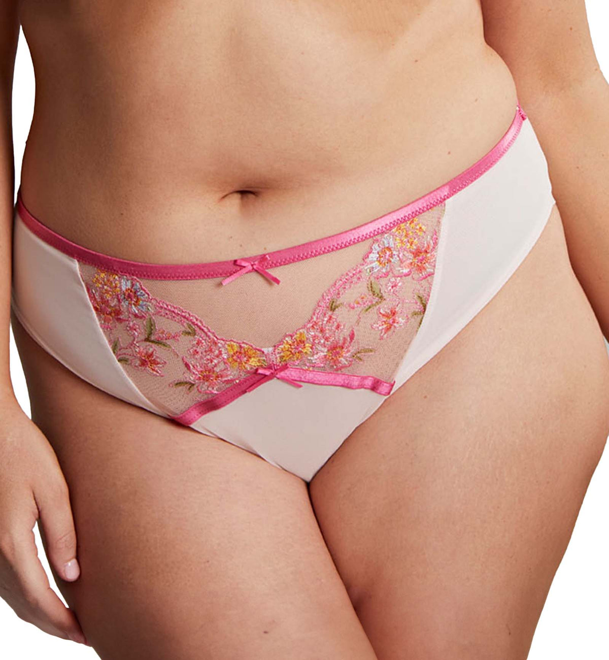 Sculptresse by Panache Eden High Leg Brief (10912),Medium,Pink - Pink,Medium