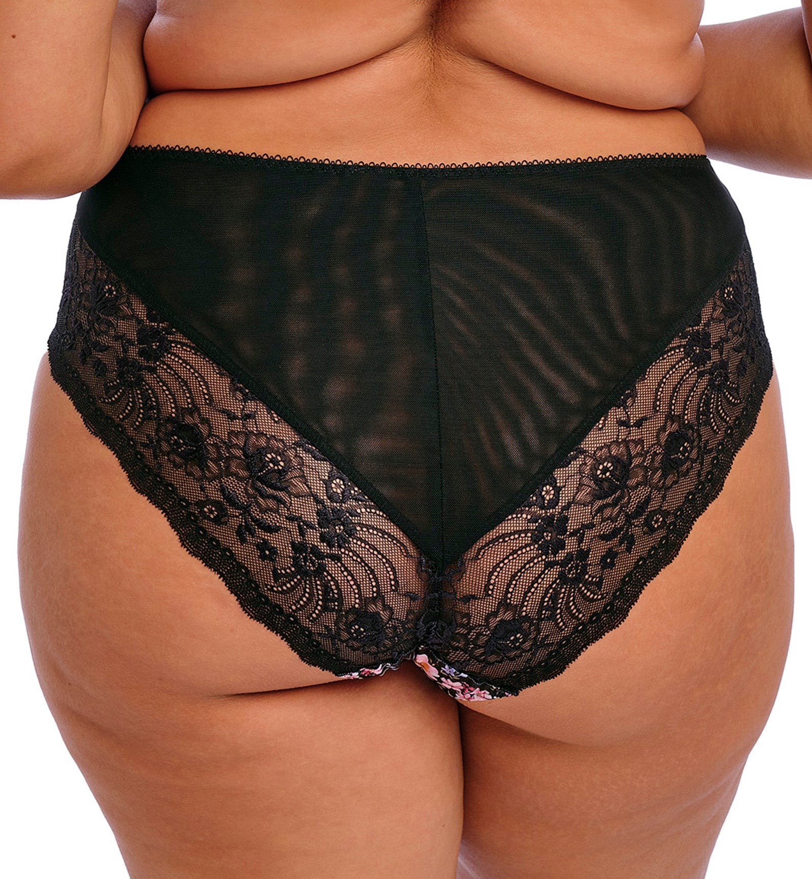 Elomi Morgan High Leg Brief Panty (4118),Medium,Summer Garden - Summer Garden,Medium