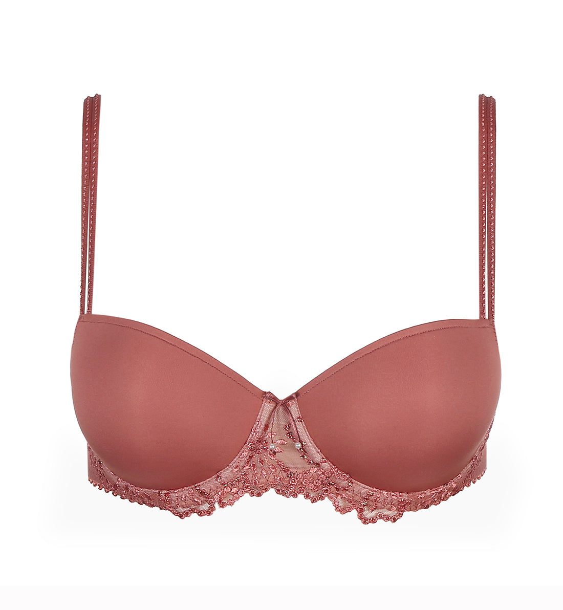 Marie Jo Jane Balcony Padded Underwire Bra (0101339),30C,Red Copper - Red Copper,30C