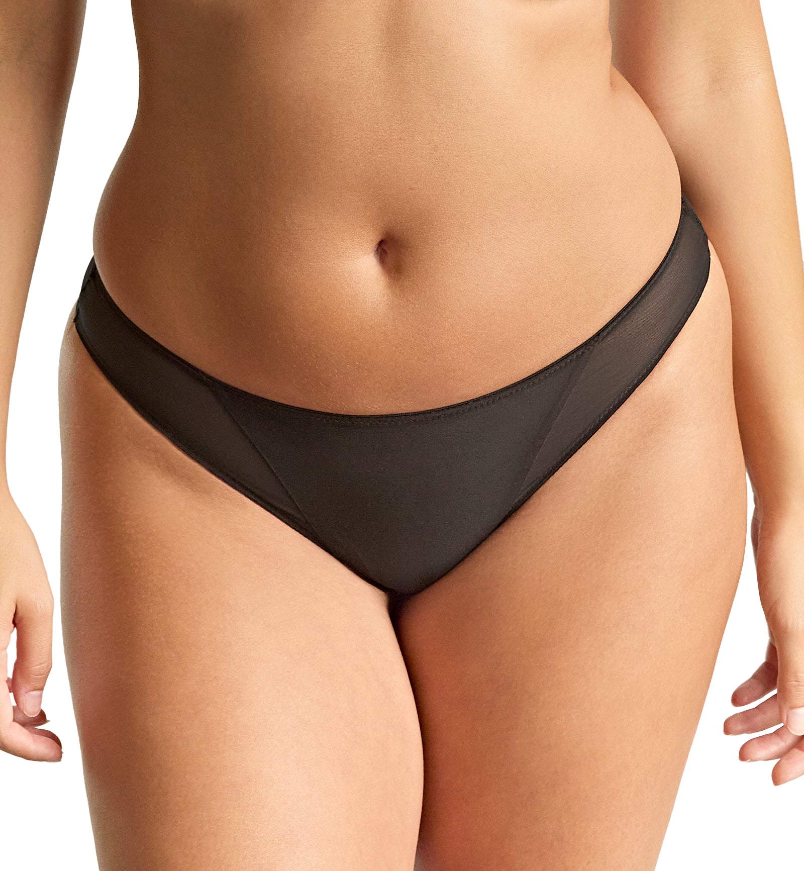 Panache Tango Essence Brazilian Brief (10967),XS,Black - Black,XS