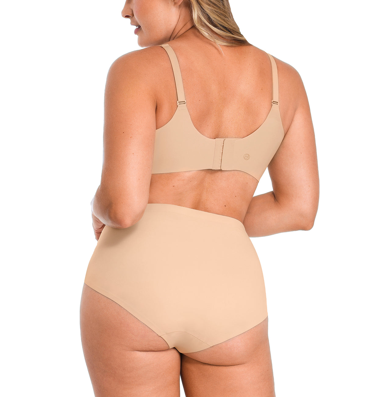 SHAPELLX INNER ARMOR Contour Comfy Smoothing Brief (NY250011),Small,Beige - Beige,Small