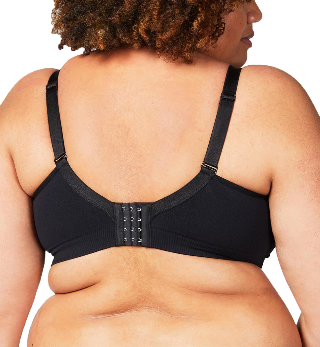 Cake Ribbon Candy Wire-free Nursing Bra (27-8017),XS,Black - Black,XS