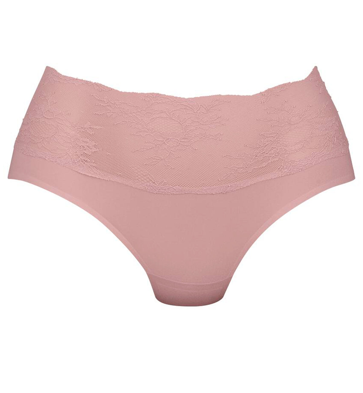 Anita Essential Lace High Waist Brief Panty (1304),Small,Rosewood - Rosewood,Small