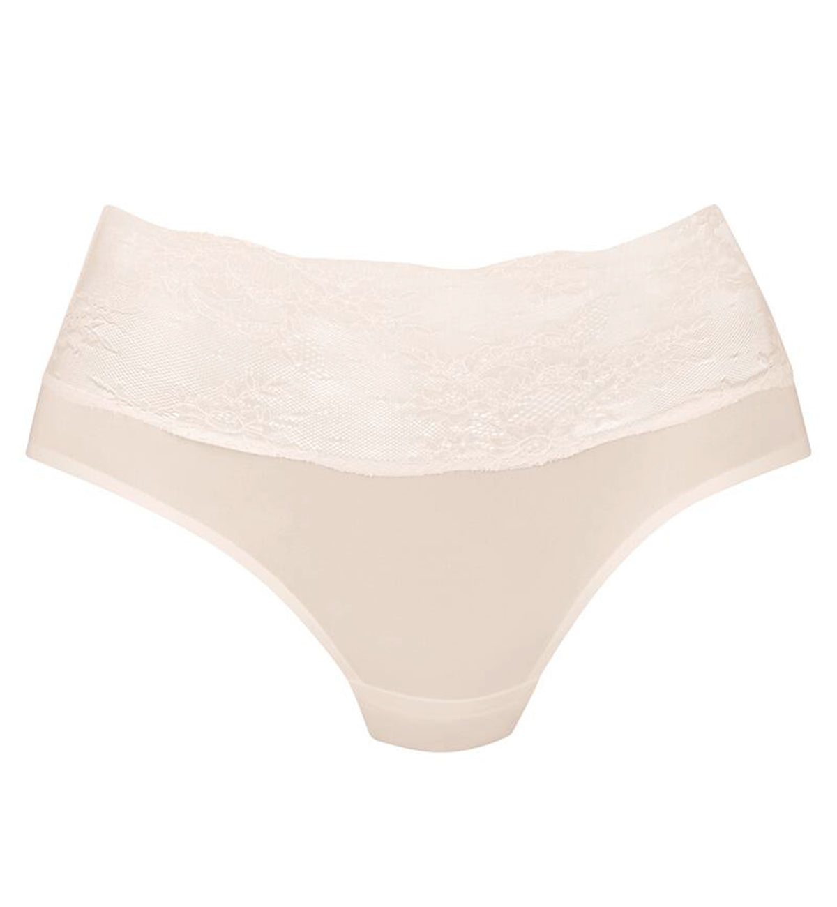 Anita Essential Lace High Waist Brief Panty (1304),Small,Crystal - Crystal,Small