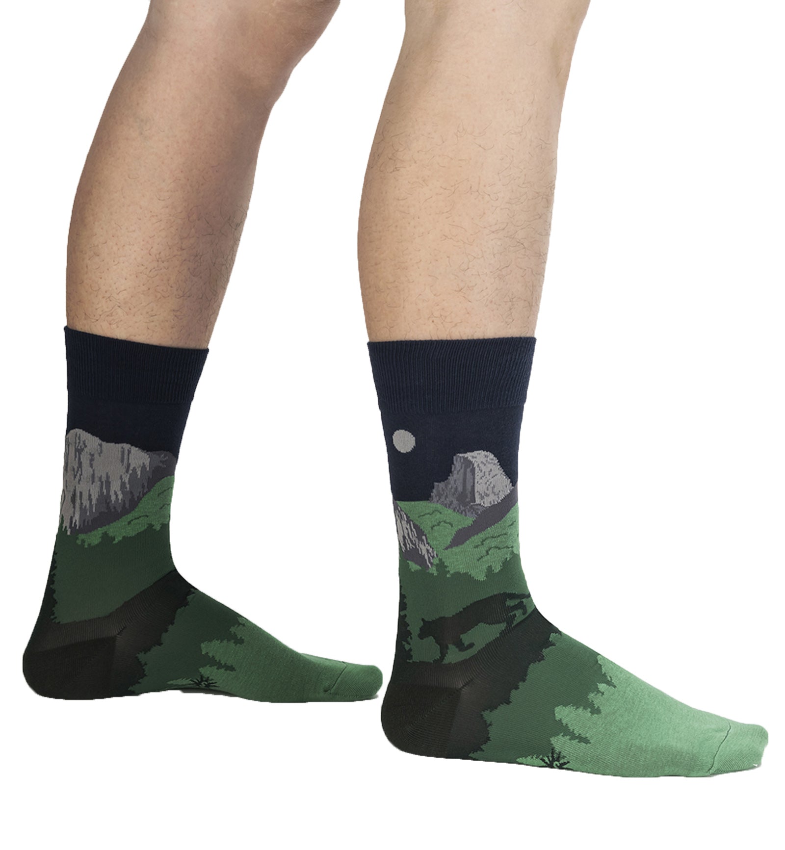 SOCK it to me Men's Crew Socks (MEF0500),Half Dome Yosemite - Half Dome Yosemite,One Size