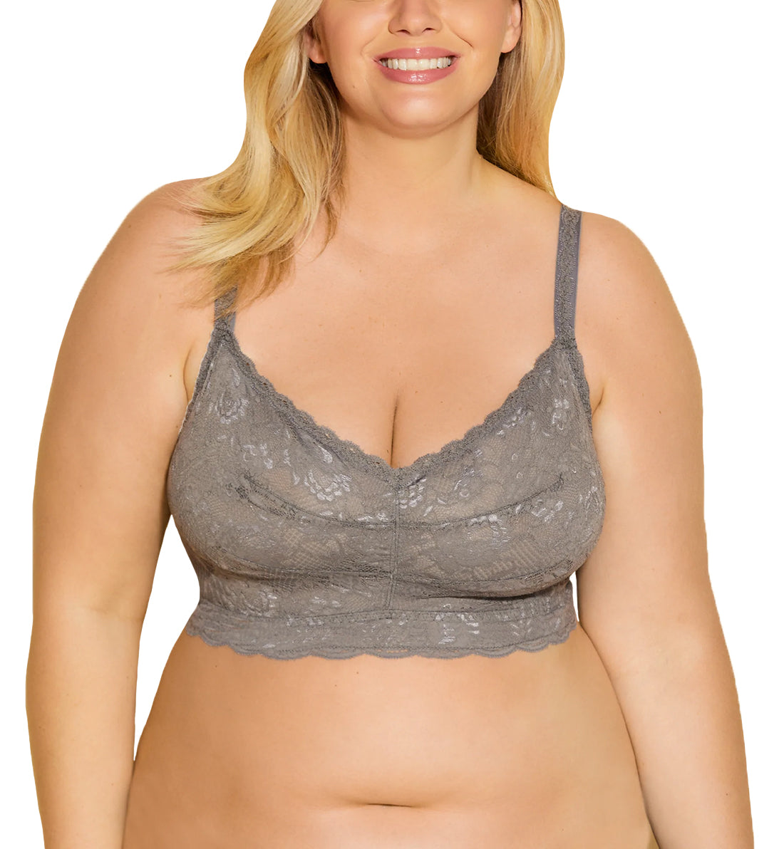 Cosabella NSN ULTRA CURVY Sweetie Bralette (NEVER1321),XS,Odisha Grey - Odisha Grey,XS
