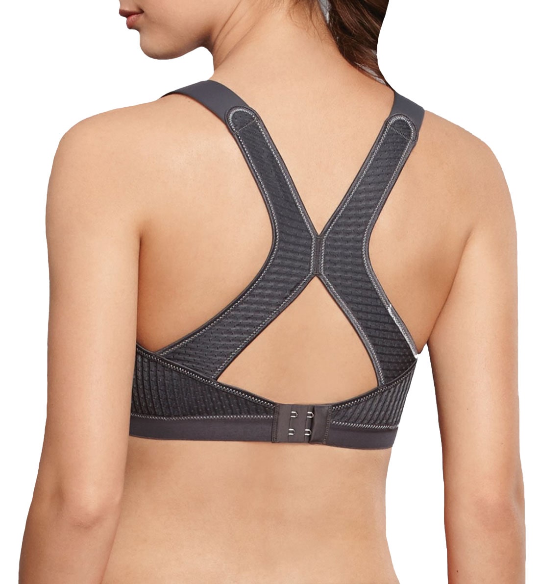 Anita Dynamix Star Max Support Softcup Sports Bra (5537),32B,Heather Grey - Heather Grey,32B