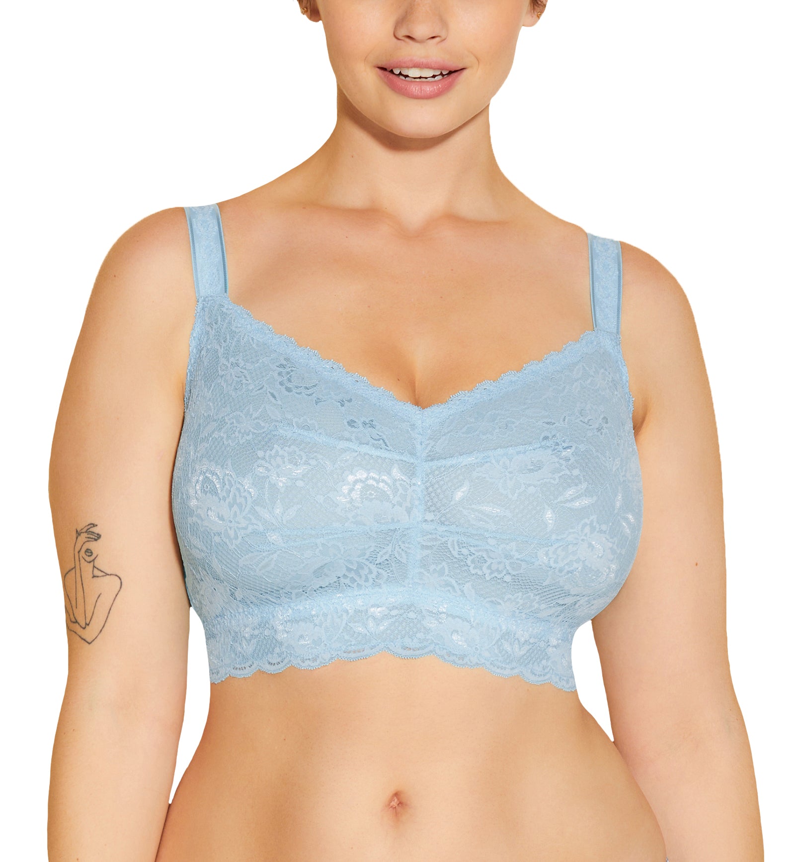 Cosabella NSN SUPER CURVY Sweetie Bralette (NEVER1340),XS,Aasmani Blue - Aasmani Blue,XS