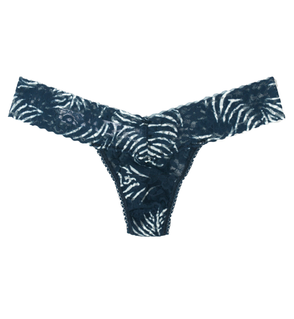 Hanky Panky Signature Lace Printed Low Rise Thong (PR4911P),Runaway - Runaway,One Size