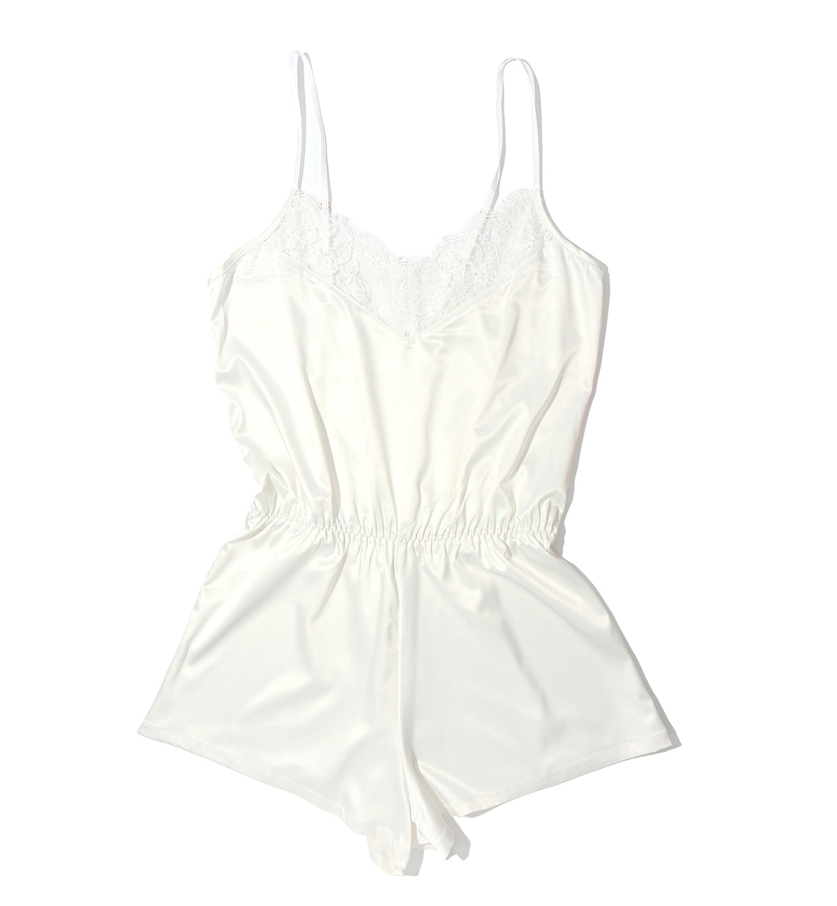Hanky Panky Bridal Happily Ever After Romper (4R8631),XS,Light Ivory - Light Ivory,XS