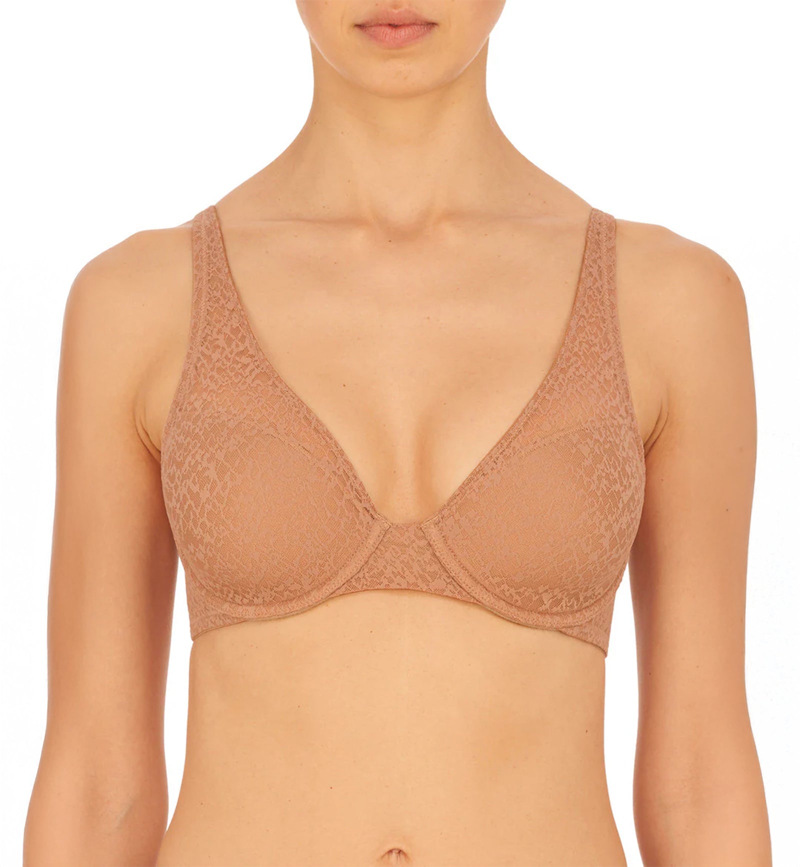 Natori Pretty Smooth Full Fit Smoothing Contour Underwire Bra (731318),30D,Buff - Buff,30D