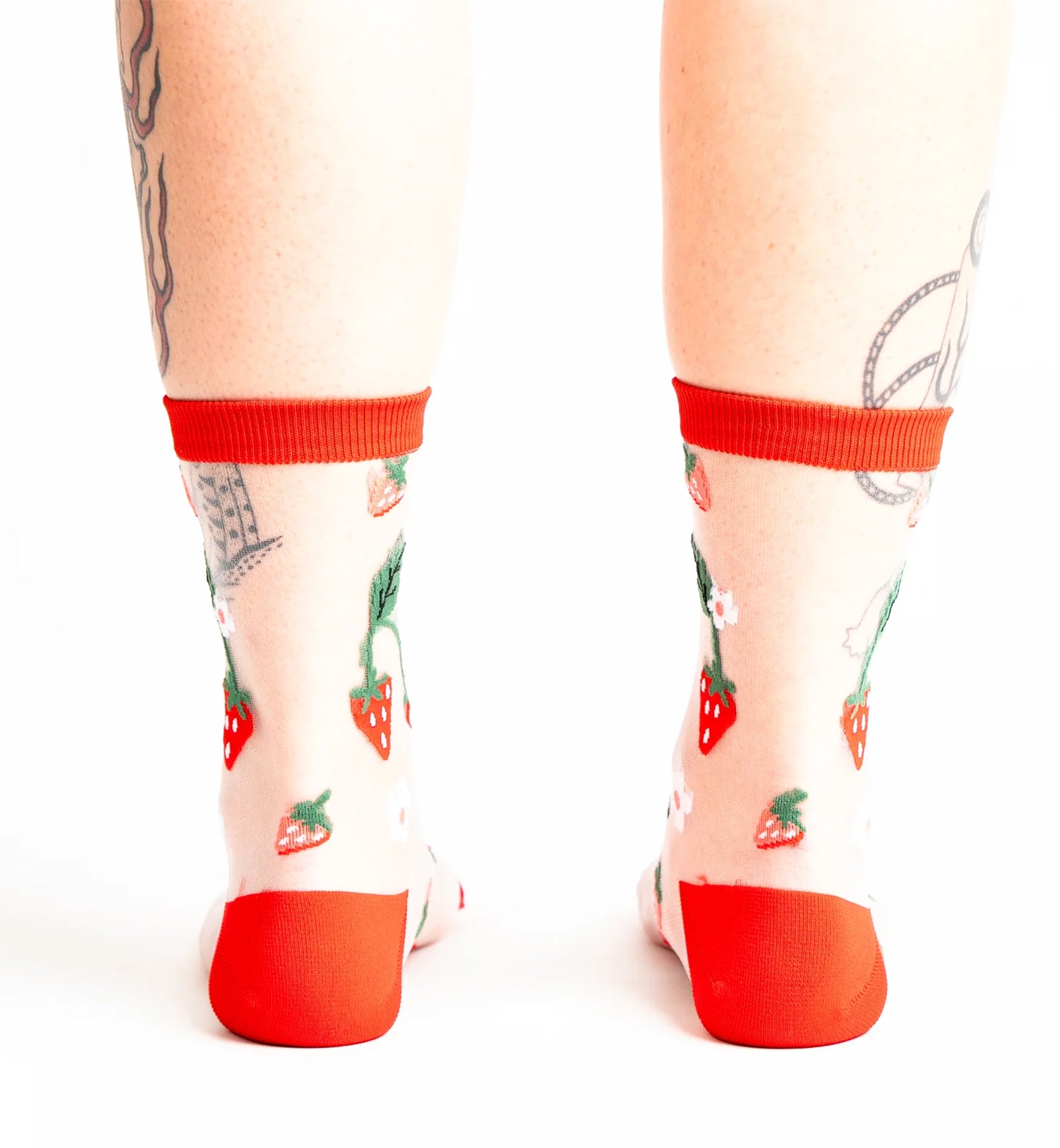 SOCK it to me Sheer Crew Socks (H0002),Berry Cute - Berry Cute,One Size