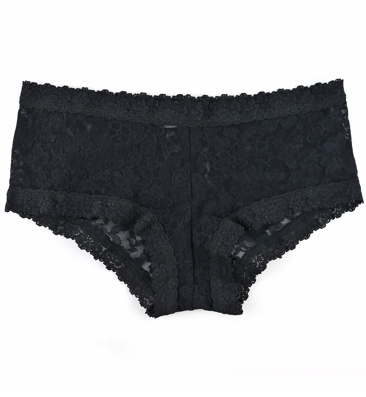 Hanky Panky Daily Lace Boyshort (771201P),XS,Black - Black,XS