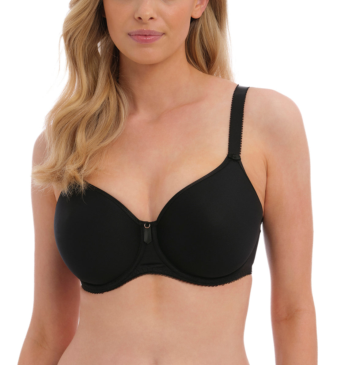 Fantasie Rebecca Essentials Molded Spacer Underwire Bra (101310),30E,Black - Black,30E