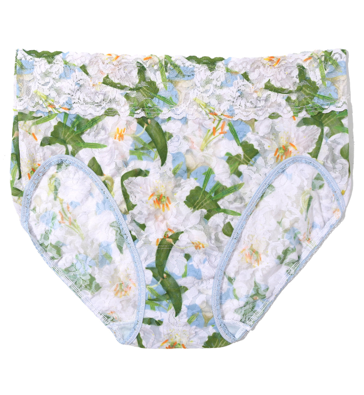 Hanky Panky Signature Lace Printed French Brief (PR461),Small,Absolute Lilly - Absolute Lilly,Small