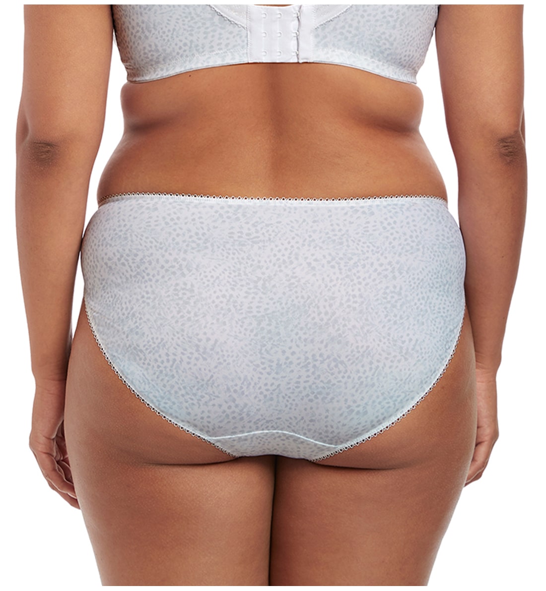 Elomi Morgan Stretch Lace Matching Panty Brief (4115),Medium,White - White,Medium