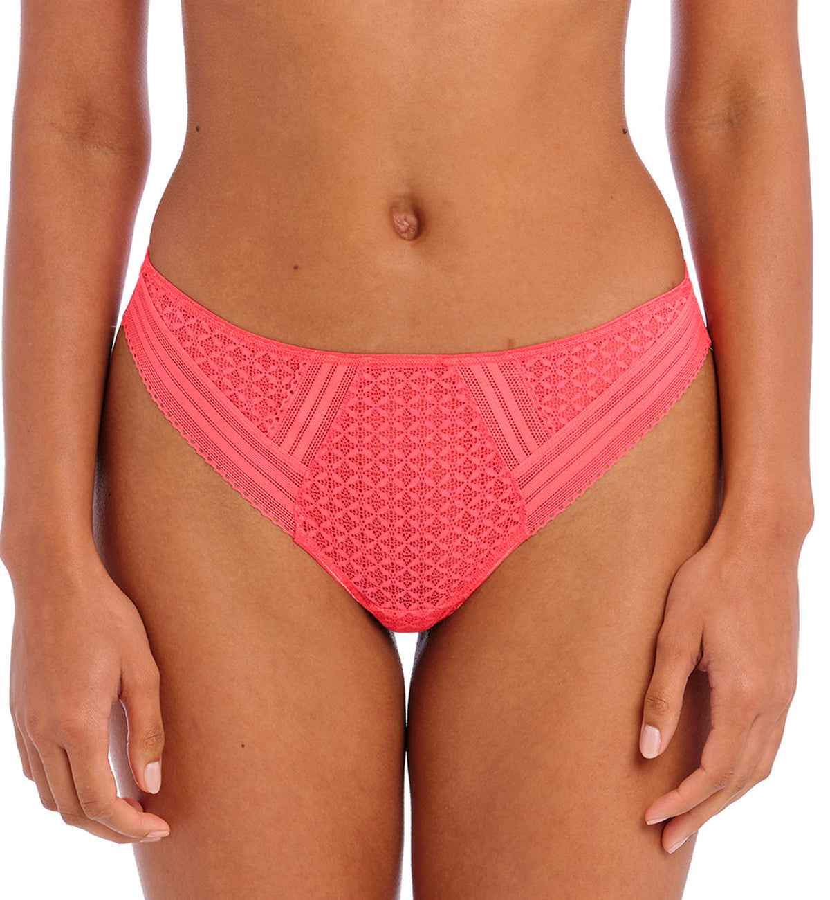 Freya Viva Matching Brazilian Panty (5647),XS,Sunkissed Coral - Sunkissed Coral,XS