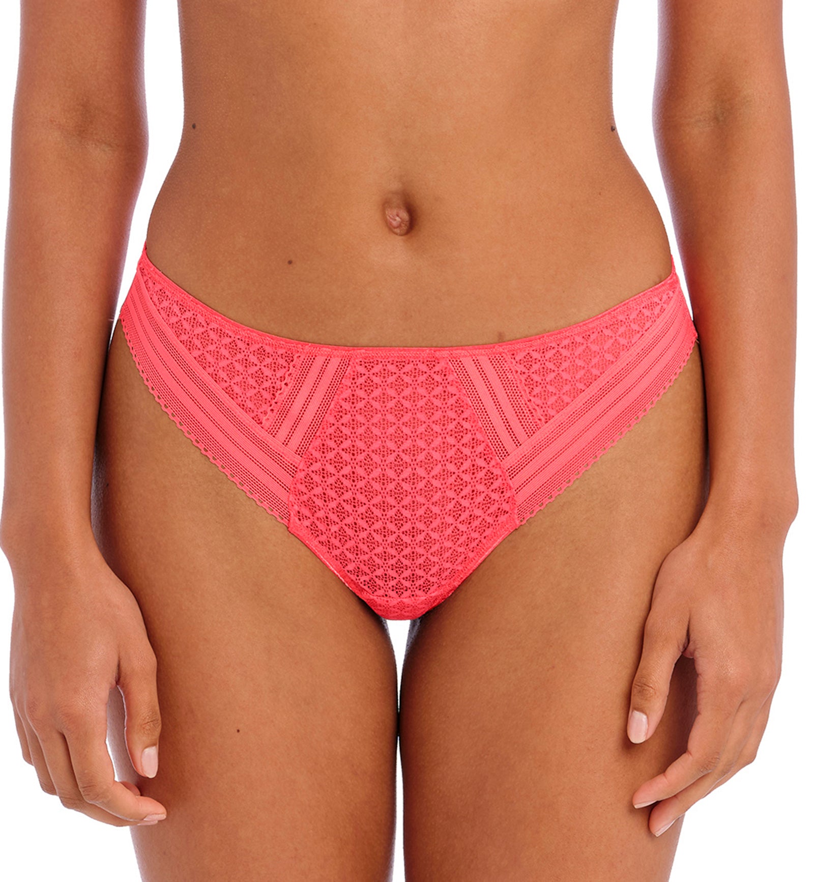 Freya Viva Matching Brazilian Panty (5647),Small,Sunkissed Coral - Sunkissed Coral,Small