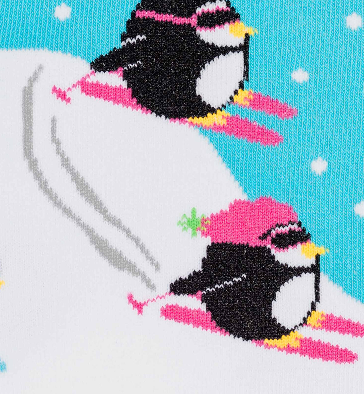 SOCK it to me Unisex Knee High Socks (f0329),Downhill Penguins - Downhill Penguins,One Size