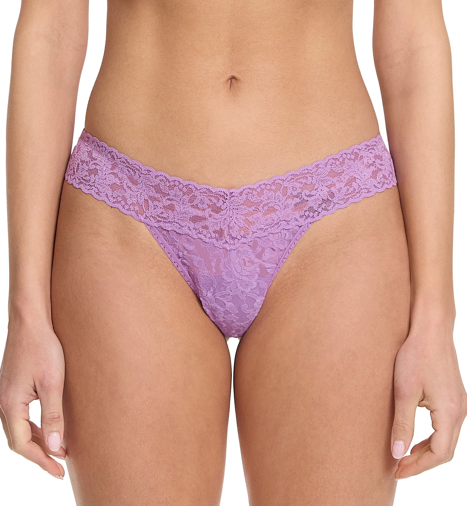 Hanky Panky Signature Lace Low Rise Thong (4911P),Venus - Venus,One Size