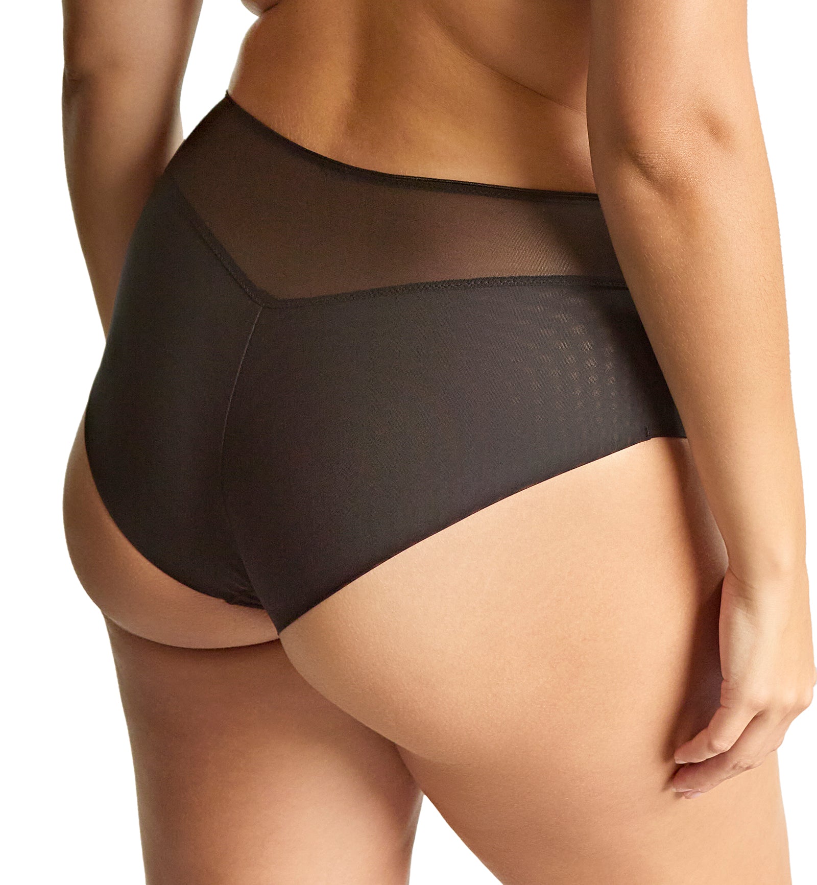 Panache Tango Essence Deep Brief (10963),XS,Black - Black,XS