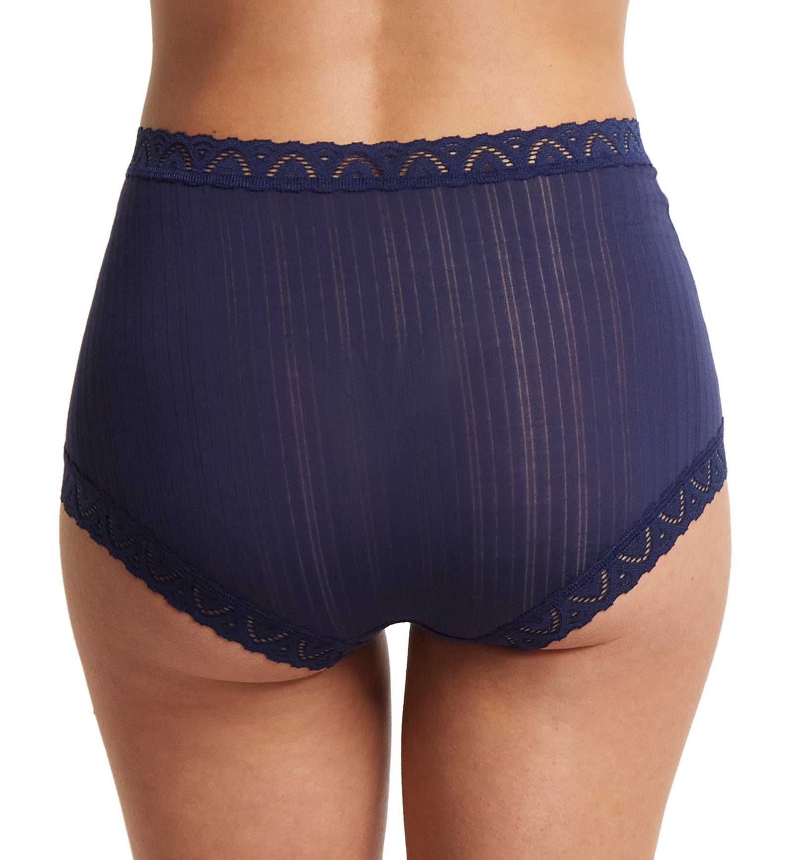 Hanky Panky MellowLuxe High Rise Boyshort (621282),XS,Bicoastal Blue - Bicoastal Blue,XS