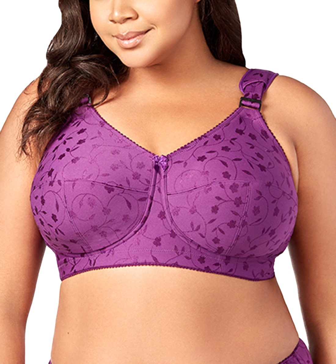 Elila Printed Full Coverage Softcup Bra 1505