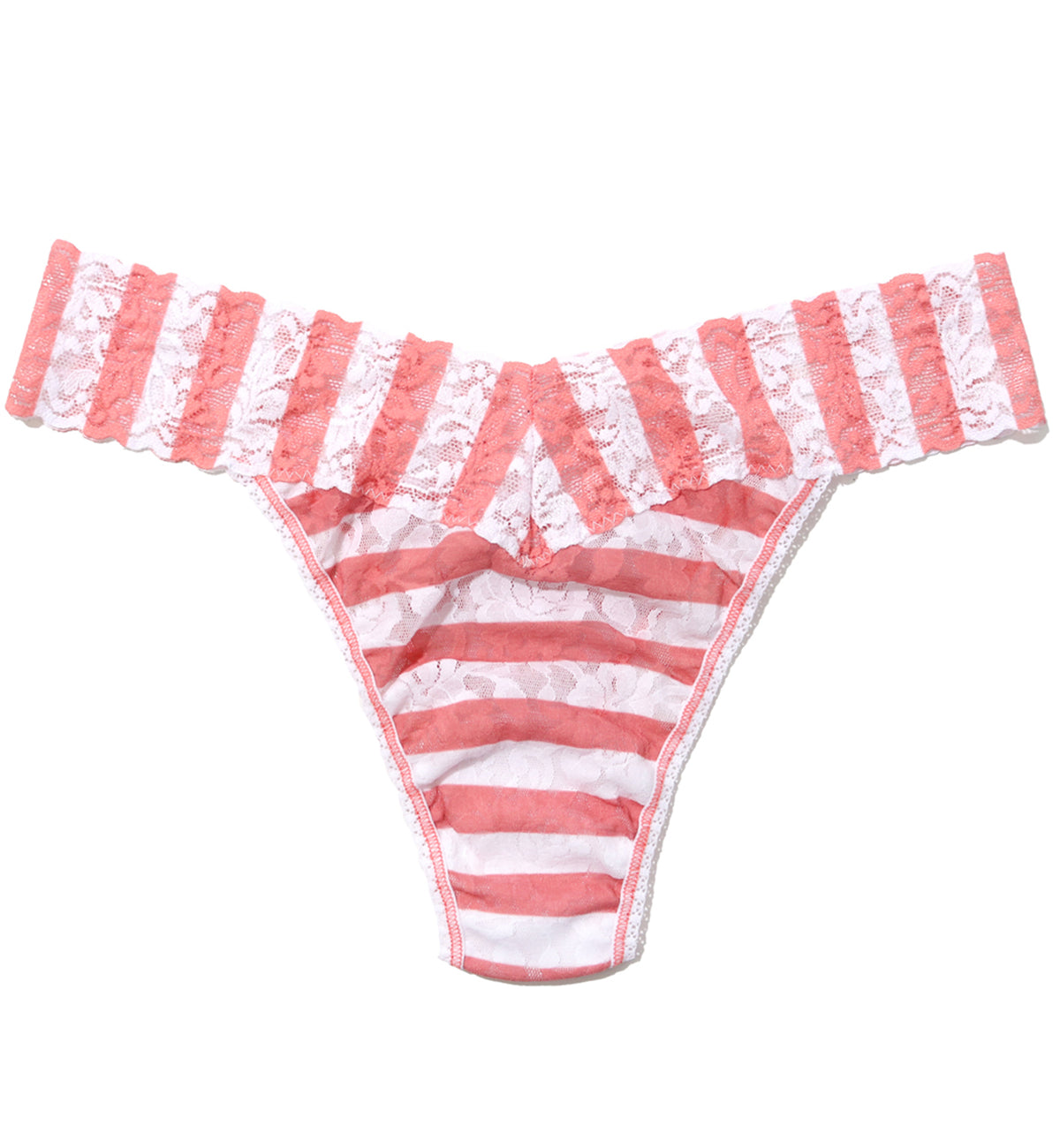 Hanky Panky Signature Lace Printed Original Rise Thong (PR4811P),Beach Club - Beach Club,One Size