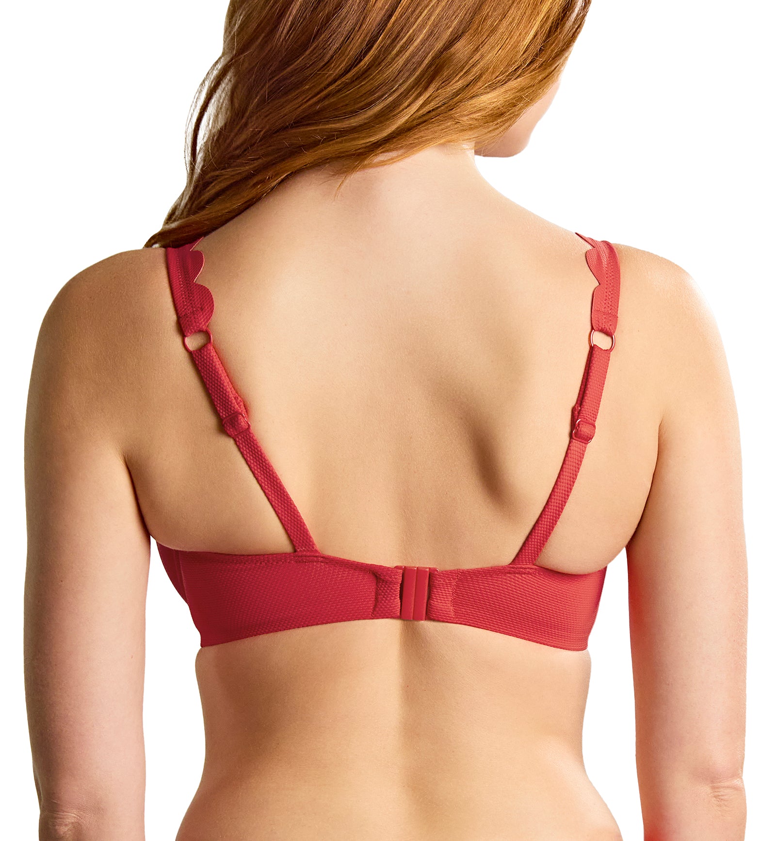 Panache Spirit Lauren Plunge Underwire Bikini Top (SW1784),28F,Red - Red,28F
