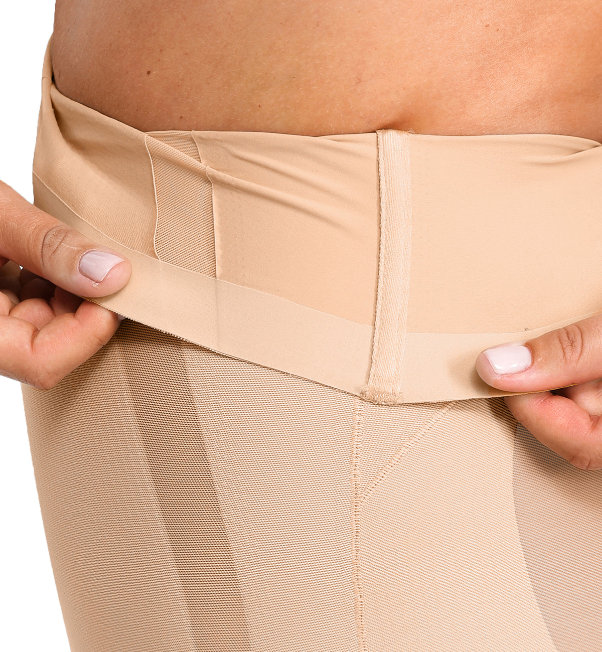 SHAPELLX INNER ARMOR Contour Comfy High-Waisted Smoothing Brief (MT250033),Small,Beige - Beige,Small