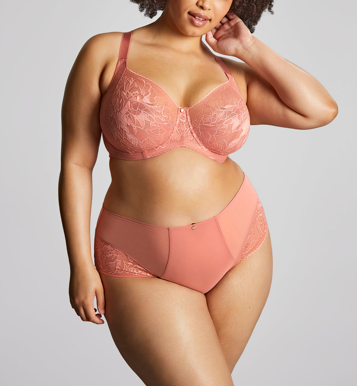 Sculptresse by Panache Dream Deep Brief (10804),Medium,Rose Pink - Rose Pink,Medium