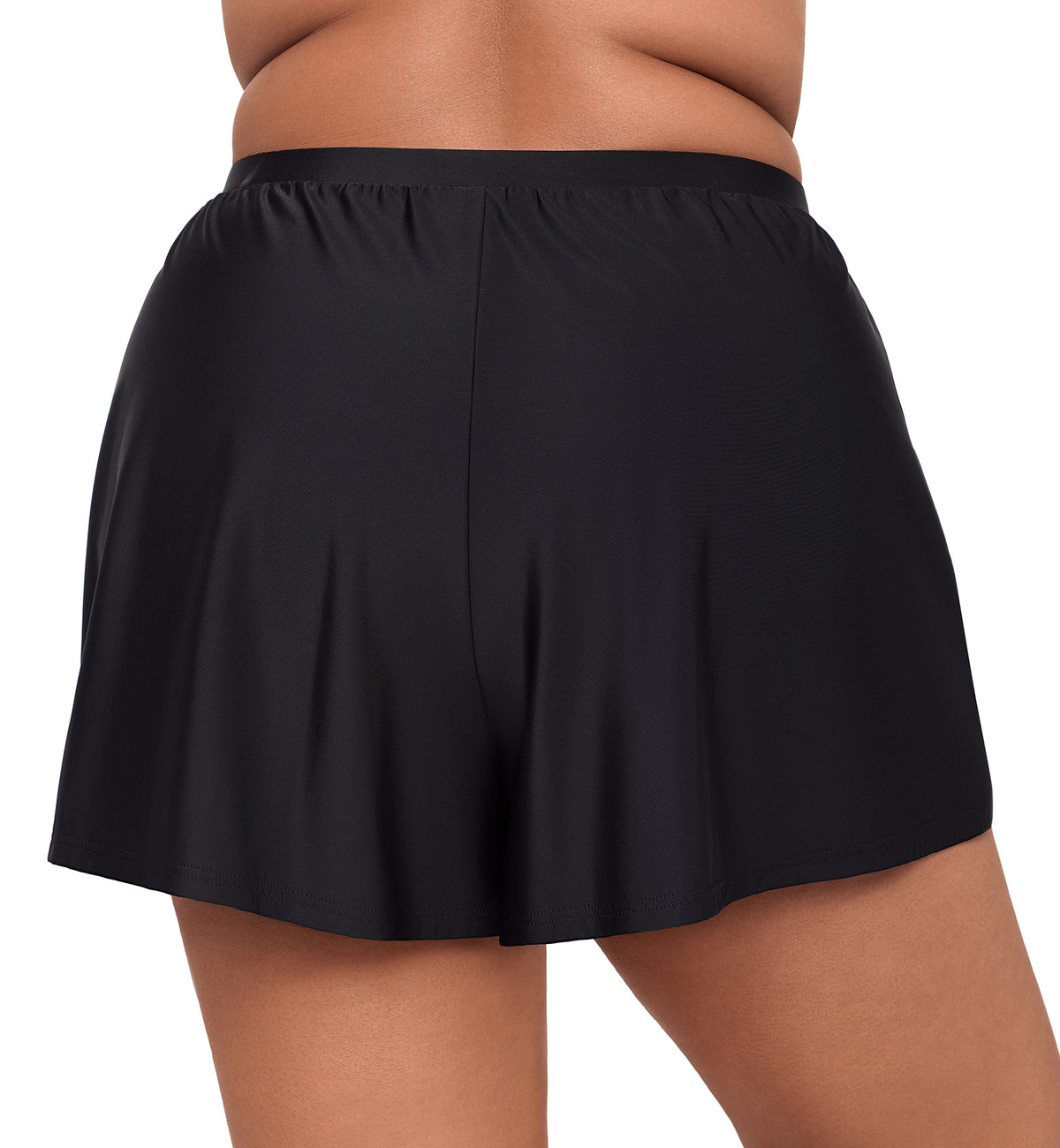 Miraclesuit Plus Size Swim Shorts (6518805W),16,Black - Black,16W