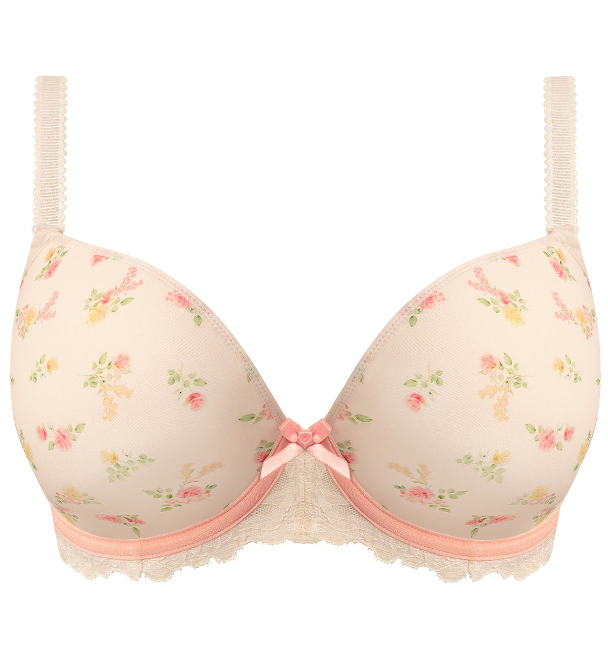 Freya Cherish Me Molded Plunge Underwire Bra (404031),28E,Rose Delicacy - Rose Delicacy,28E